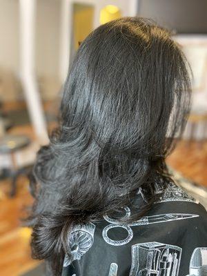 Wash , cut and style $50