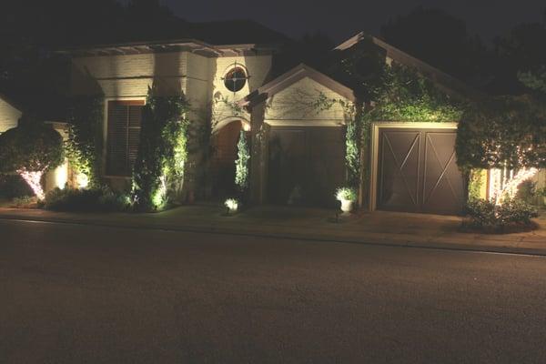 Landscape Lighting provides ambiance and security for your home.