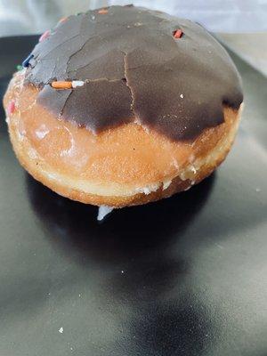 custard-filled donut