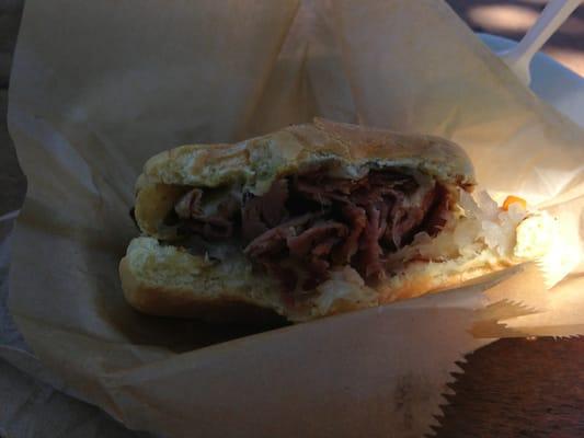 Pastrami sandwich. Very yum.