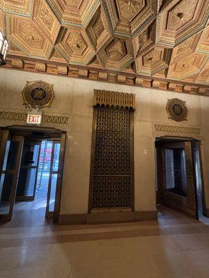 Interior entrance/exit to the building