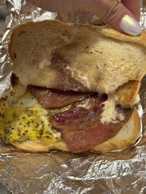 bacon, egg and cheese