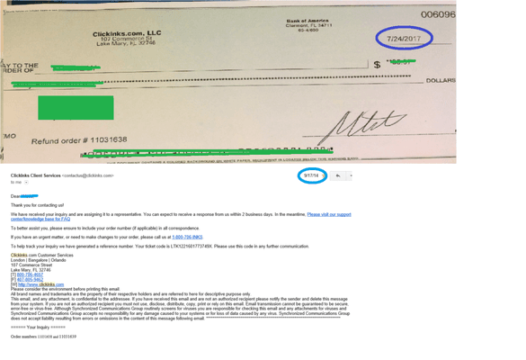 After THREE YEARS I finally received a refund...