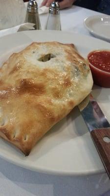 Cheese calzone