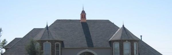 A residential roofing job in the OKC area.