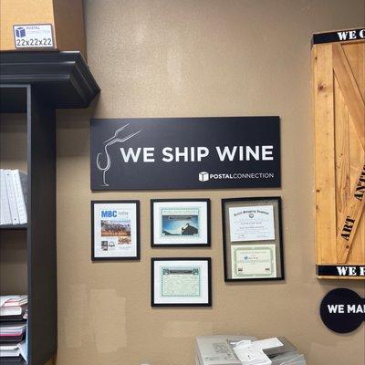 They ship wine !