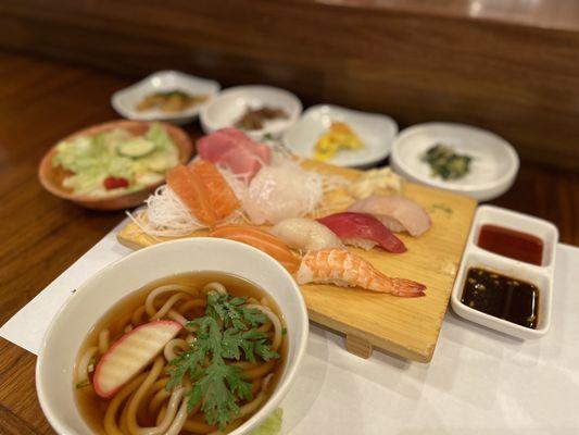 Sushi Sashimi Lunch Combo