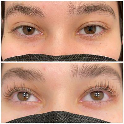 Keratin lash lift