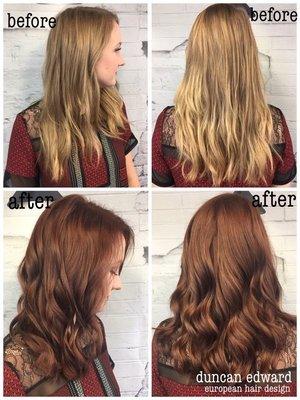 Beautiful Goldwell Color done by our Stylist Katelin