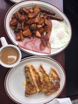 My buddy got the special plus French toast.