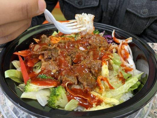 Bibimbap - Spicy Pork