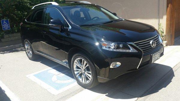 Another repeat customer enjoys how her 2014 Lexus SUV is detailed