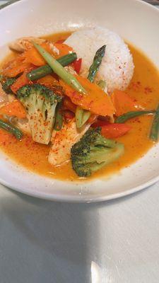 Red Coconut curry