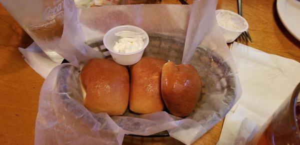 Sourdough rolls.