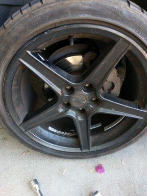 Yea my rims aren't the cleanest but they weren't scratched and gouged until these guys touched them.