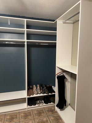 My converted walk in closet