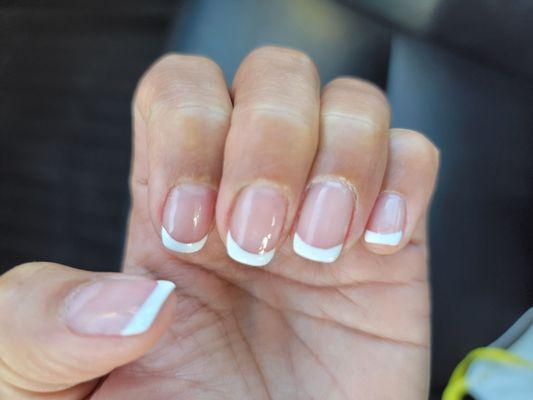 My fresh French Gel Manicure.