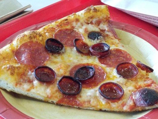 Double Pepperoni Pizza Slice