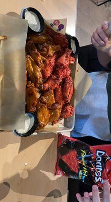 Mango Habanero and Doritos traditional wings