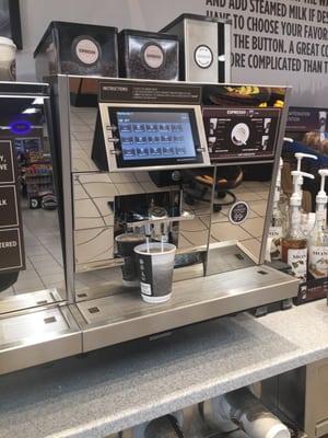 New espresso machine