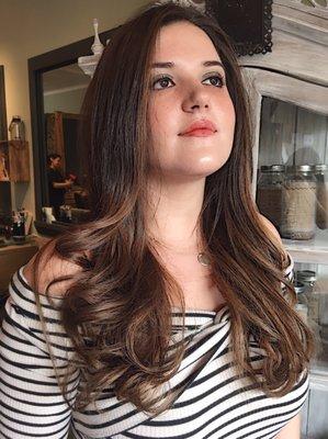 Balayage, cut and style by Arielle