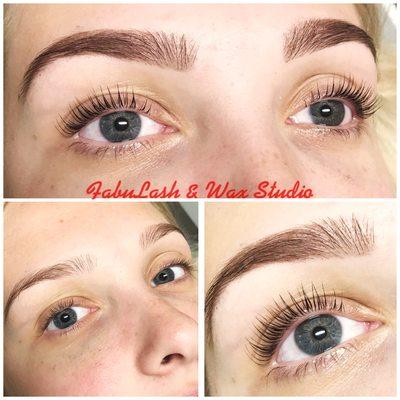 Eyelash Lift & Tint, and also Eyebrow Tint