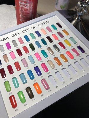 Gel colors