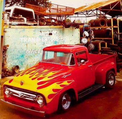 We paint old school Flames & Pin-srtipe cars, motorcycles and more.