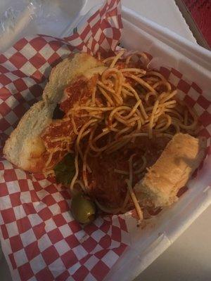 Spaghetti Sandwich