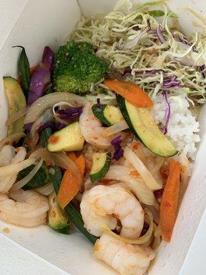 S&T shrimp, such good fresh veggies and healthy