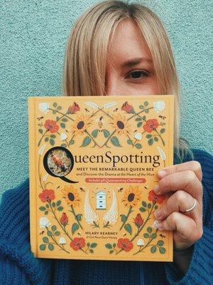 Founder Hilary Kearney and her first book, Queenspotting