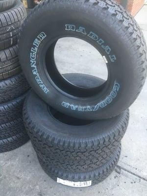 Great pricing on new tires