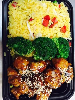 Sesame chicken combo