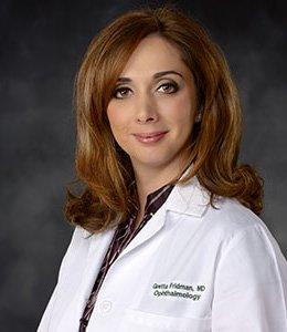 Dr. Gretta Fridman specializes in cataracts and glaucoma treatments