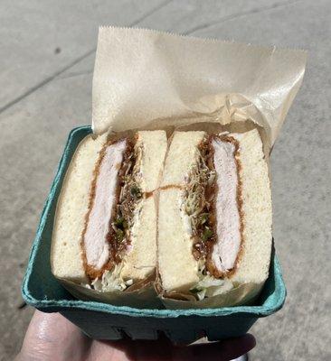 tonkatsu sandwich