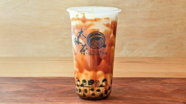 Brown Sugar Milk Tea with Milk Cap