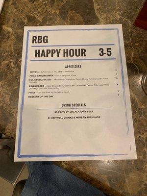 Happy hour at the hotel bar