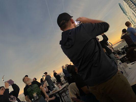 The Sky's Got Dark at the cedar point