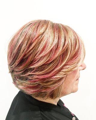 Color done at our salon