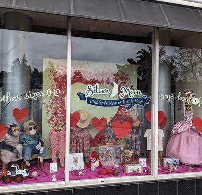 We love to dress the animals in our windows displays!