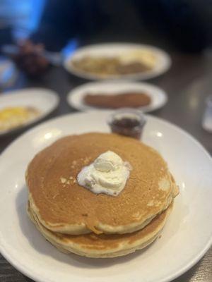 Traditional buttermilk pancakes