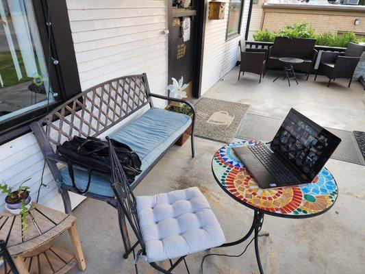 Front porch seating