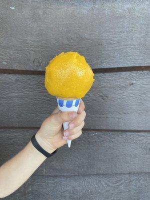 Mango sorbet