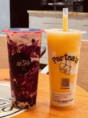 Purple Milktea & Mango Cloud