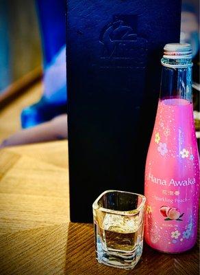 Sparkling Peach Sake!!