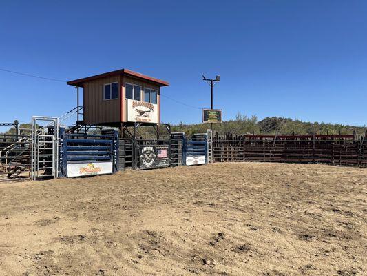 Rodeo area outside