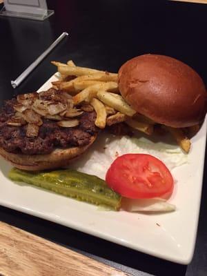 Bronco Burger with Fries