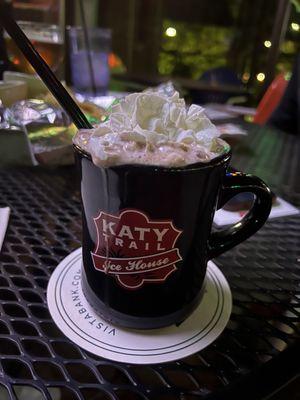 Hot chocolate with Baileys