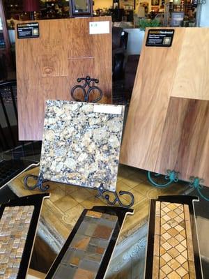 Design Center - great selection of hardwood floors, carpet, tile, lighting, plumbing and so much more. Installers available