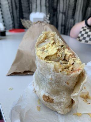 Pico Breakfast burrito